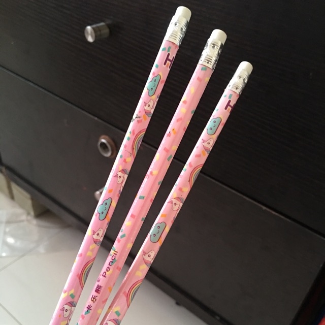 

Pencil unicorn isi 3 pcs