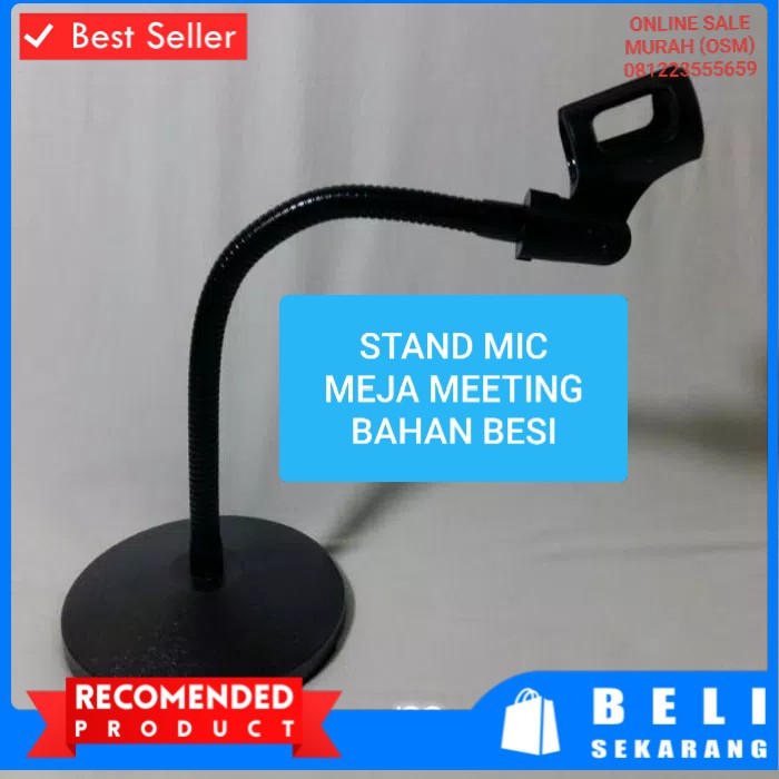 Stand mic holder standing ori microphone MEJA table podium mik penyangga mikrophone tiang pegangan tripod asli Fleksible flexsible mimbar live karaoke live musik DJ  Bisa segala jenis MIC Dapet holder Tinggi : 30-40 cm Diameter piringan besi Tian