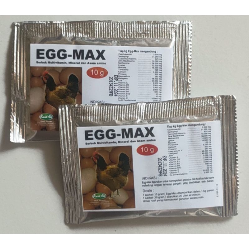 egg-max eggmax  telur ayam 10 gram Raid all