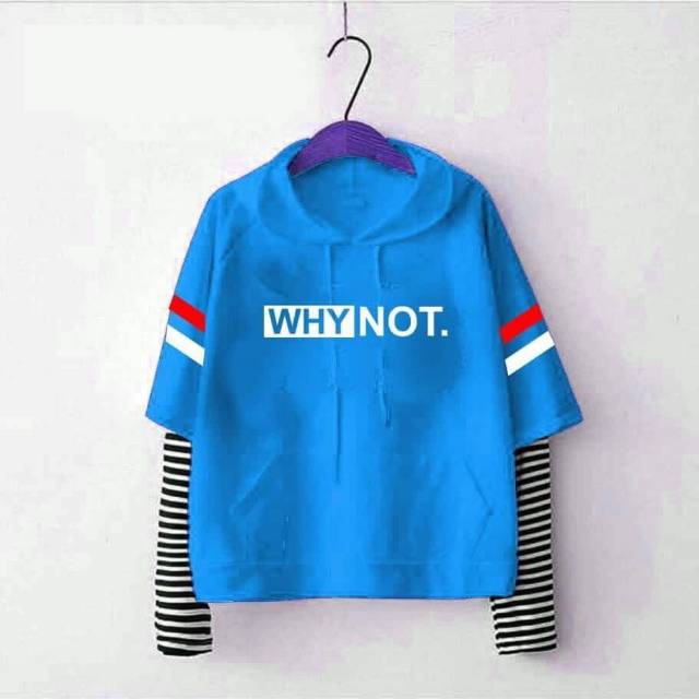 Fourfashion WHY NOT HOODIE Combi Spandek Salur SWEATER