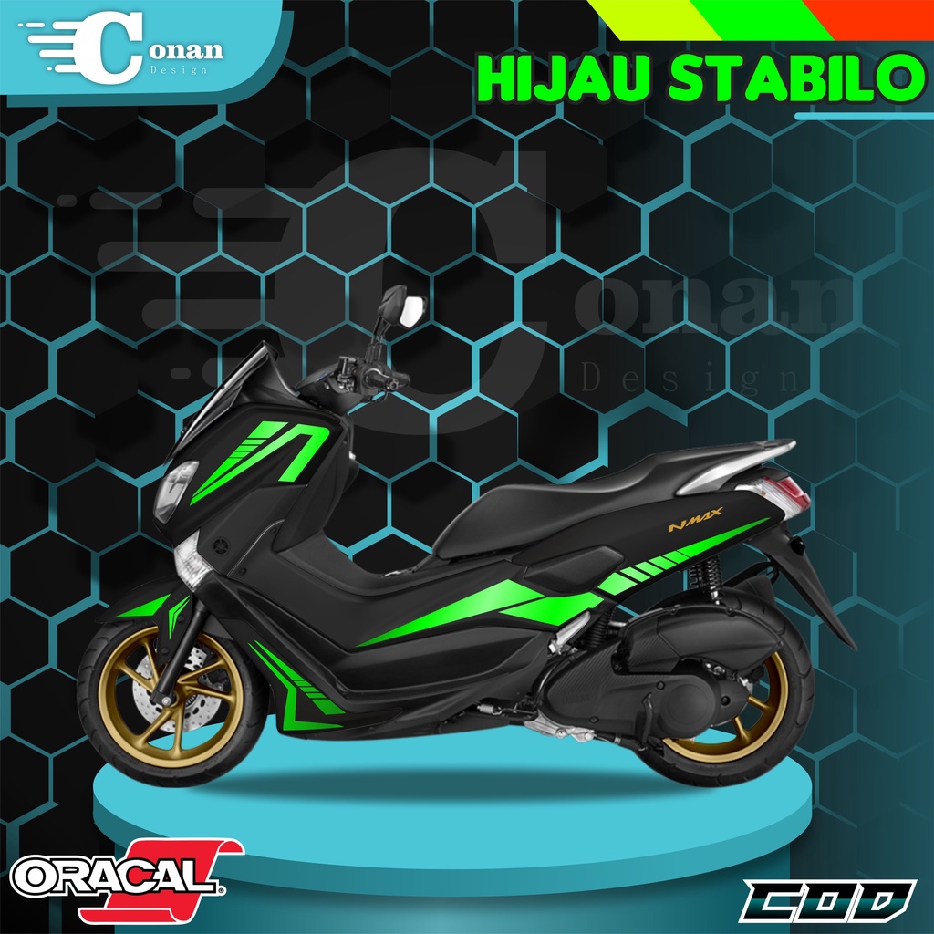Aksesoris Motor Nmax Cutting Sticker Nmax Stiker Motor Nmax Striping Nmax 2019 All Nmax - NMxS20