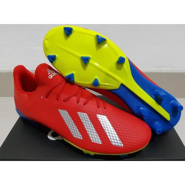 SOCCER SHOES ORIGINAL GRADE SEPATU BOLA - SOCCER ADIDAS X 18.3 NEXT GEN EXHIBIT CRAZY RED - FG