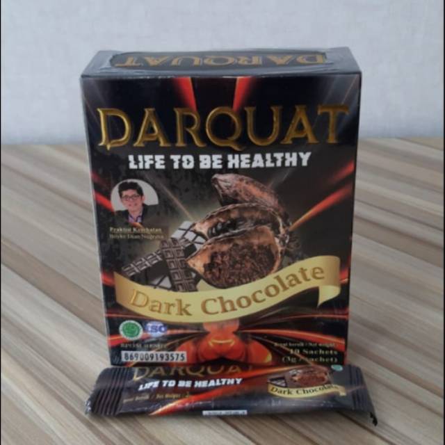 

Darquat dark chocolate original produk minuman kesehatan rasa coklat