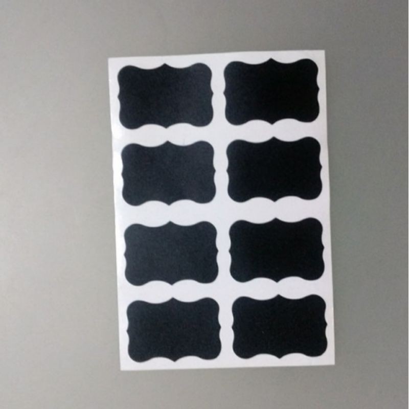 

stiker label blackboard