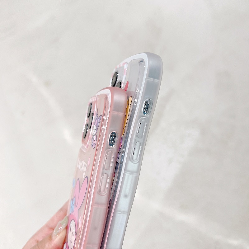 Kulomi Case Motif Kartun Perempuan Tahan Jatuh Untuk iPhone 13 Pro max 12 11 favorite