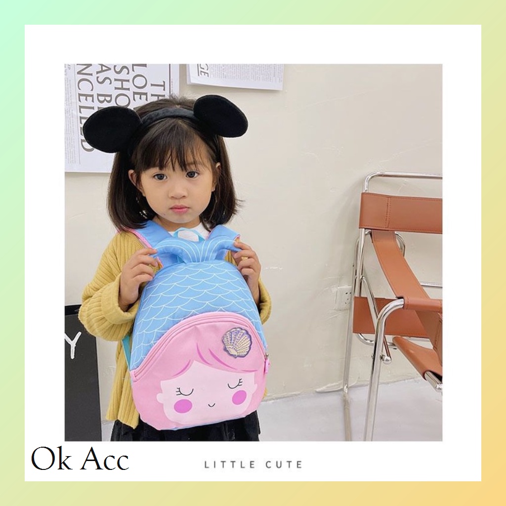 Tas Ransel anak sekolah Putri duyung mermaid FT29