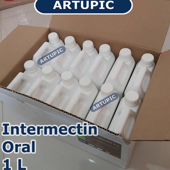 Intermectin Oral 1 L Obat Parasit Kutu Cacing Cacingan Hewan Ternak
