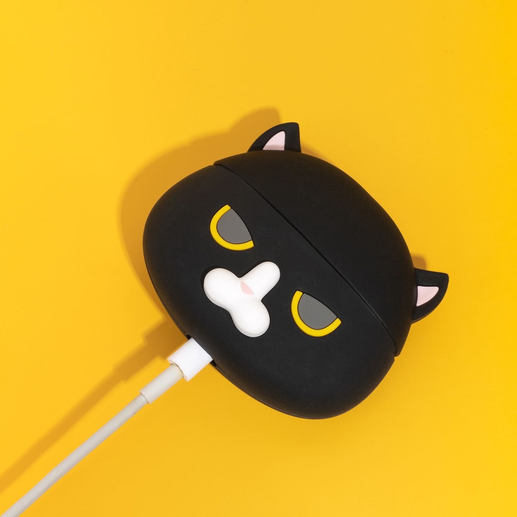 Casing Soft Case Silikon Motif Ok Cat Untuk Airpods Pro 1 / 2 / 3