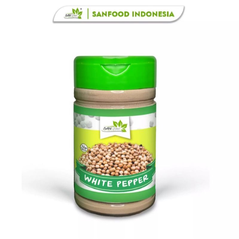 

Sanfood White Pepper 70gr Seasoning Natural All Varian