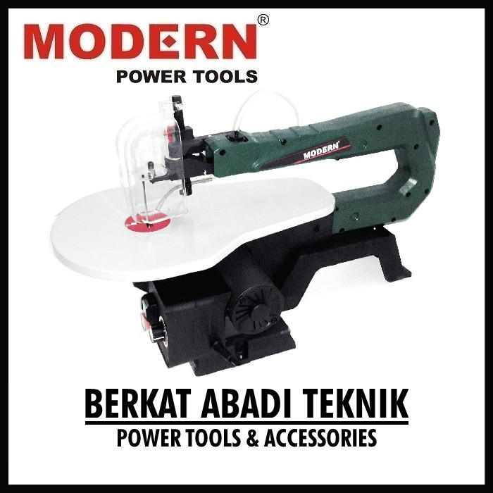 MODERN M-400 A Scroll Saw 16 Inch Gergaji Triplek Ukir Jigsaw Duduk Jig Saw Mesin M-400A M400A M400