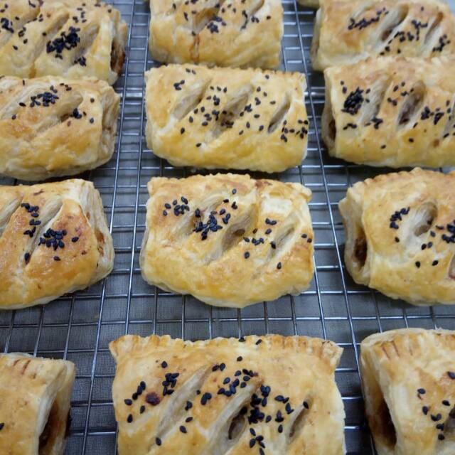 Homemade- Beef Sausage roll frozen