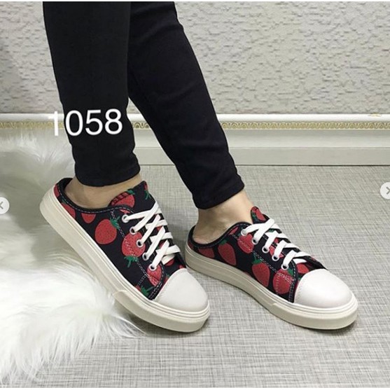Sepatu flat 1058 sepatu sendal wanita import realpict