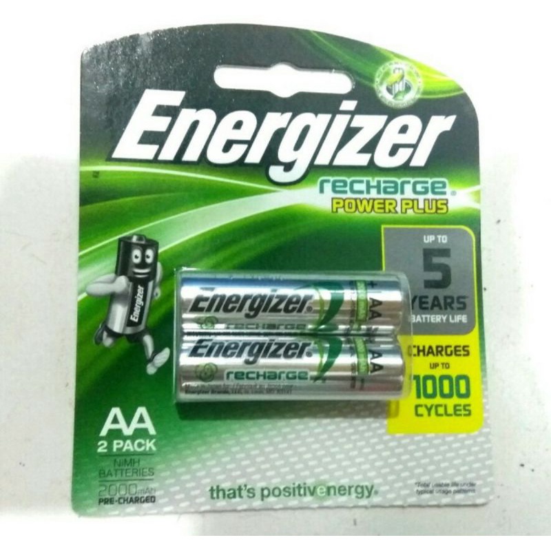 Baterai rechargeable energizer AA 2000mah