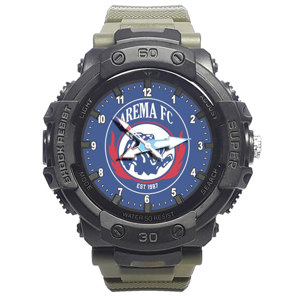 Jam Tangan  AREMA MOTIF 3 Bagus