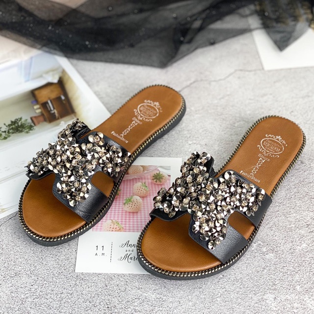 Sendal a2 sepatu wanita import slipper