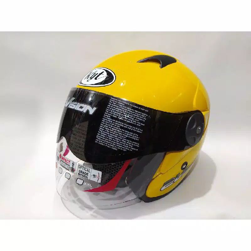 Helm KYT 2VISION KUNING GOLKAR