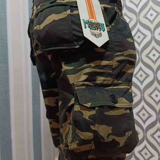 Celana Pria pendek loreng armi murah berkualitas Celana Kargo Terlaris Joger Jogger Pria Murah Katun