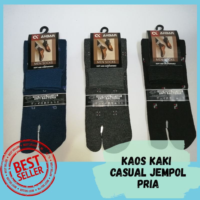 KAOS KAKI JEMPOL CASUAL MOTIF ANTI BAKTERI