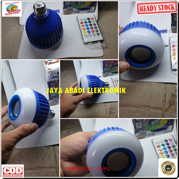 G405 MITSUYAMA LAMPU SPEAKER REMOTE CONTROL WARNA BOHLAM BLUETOOTH HANDPHONE MP3 LED DAPAT BERUBAH WARNA PRAKTIS DAN MUDAH DIGUNAKANN COCOK UNTUK DEKORASI KAMAR CAFE DLL PRODUK BERKHUALITAS HARGA TERJANGKAU