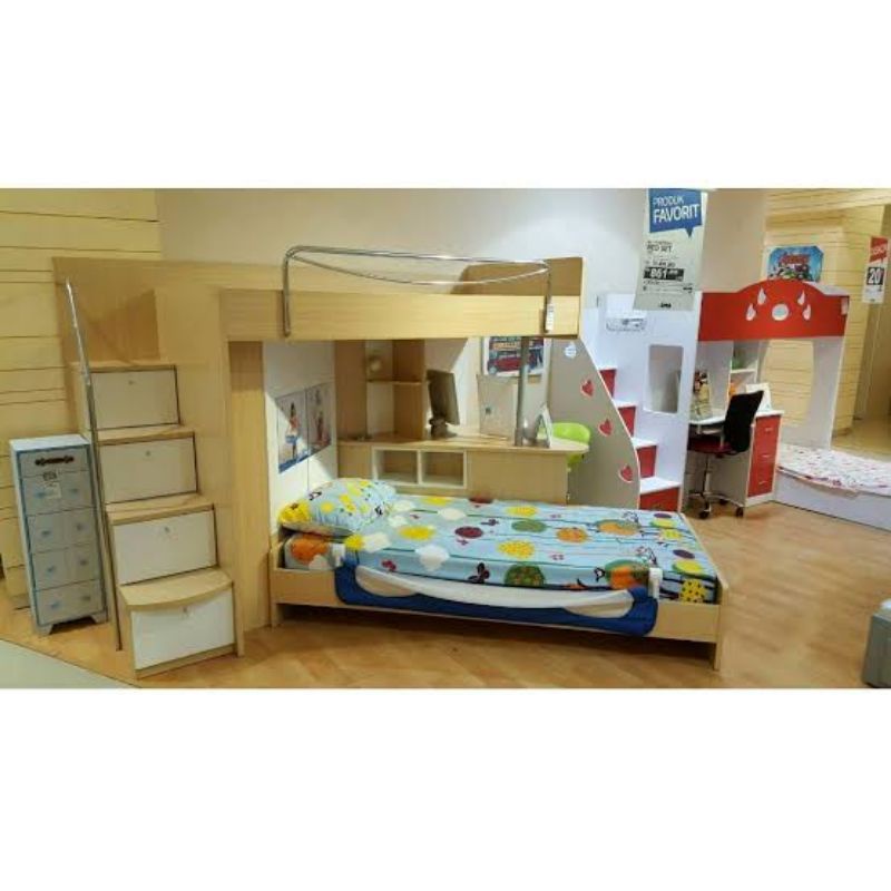 INFORMA BUNK BED KASUR TINGKAT BED SET VIXY TEMPAT TIDUR TINGKAT ANAK