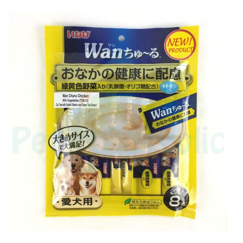 

Snack Anjing WAN TDS13 Dog Liquid Churu Chicken with Vegetables 160gr