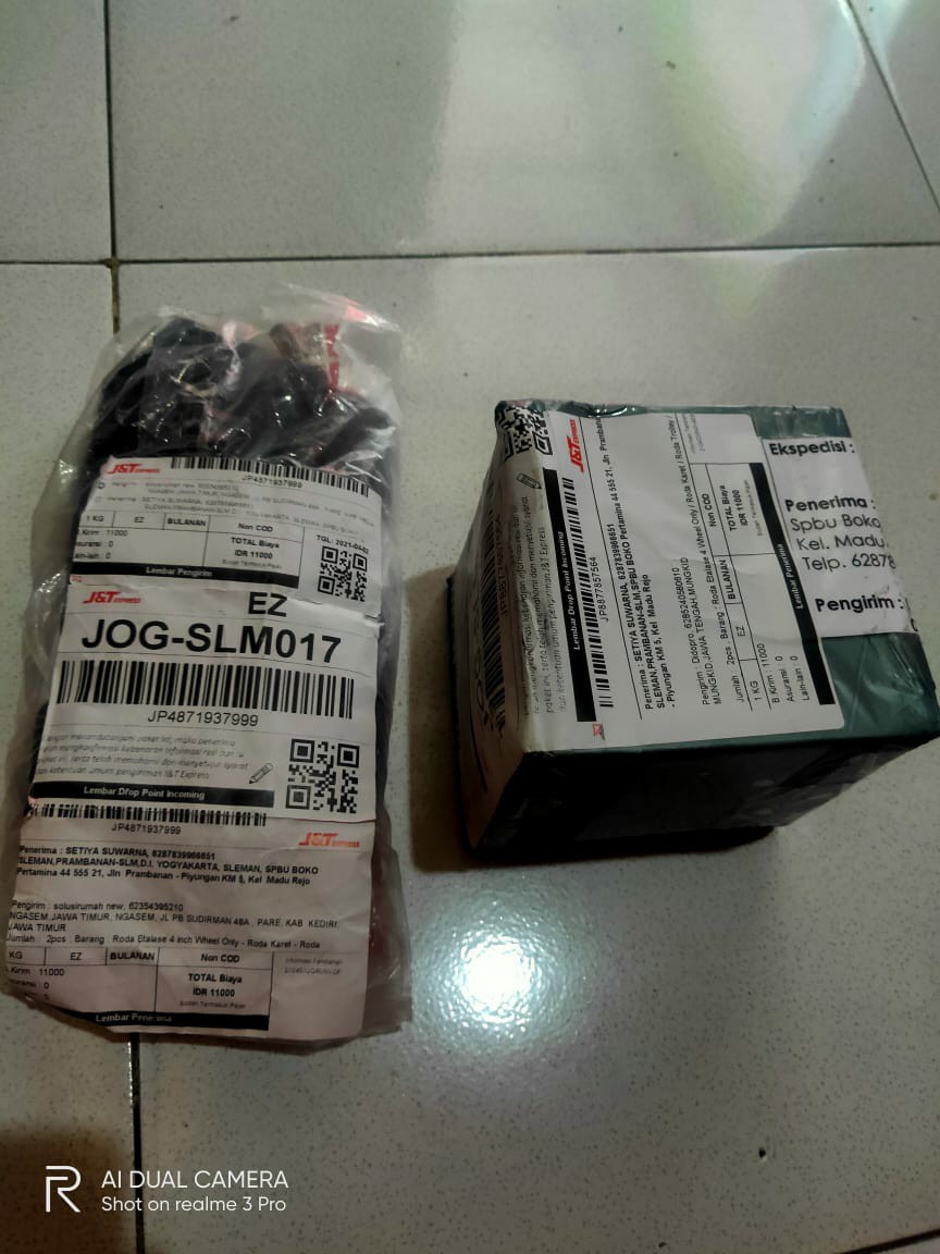 Roda Etalase 4 Inch Wheel Only - Roda Karet - Roda Trolley Gerobak