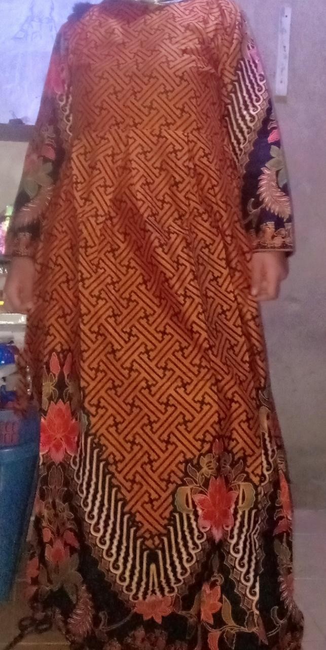 Batik Couple Keluarga Sania Ruffle Ori Ndoro Jowi Dnt Mataram Motof Manuk Tarung Warna