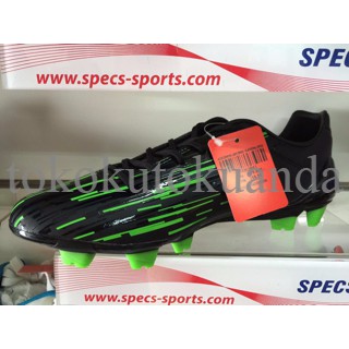 sepatu bola specs accelerator lightspeed fg black opal green 2016 new