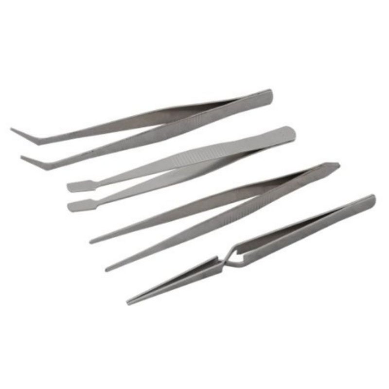 Tweezer Set Pinset Set Isi 4 Pcs