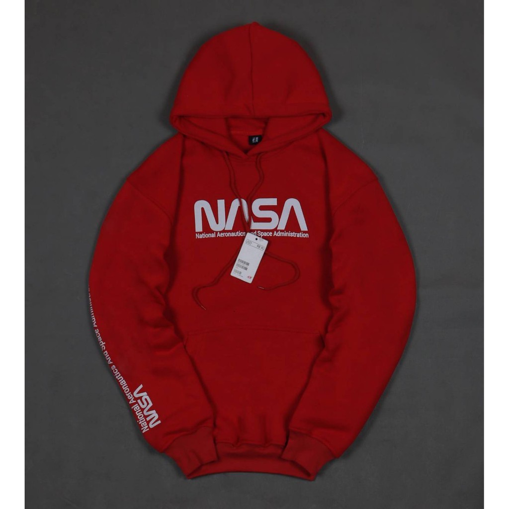 Jaket Hoodie H AND M NASA HAND LIST – Edition Trendy Casual Unisex Good Brand Quality Stylish