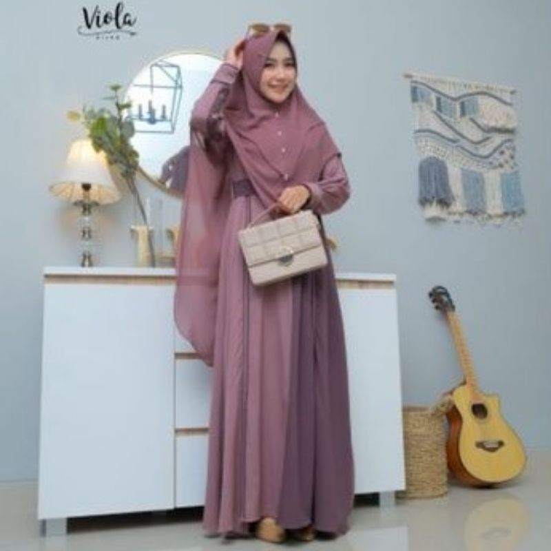 gamis viola hijab ori