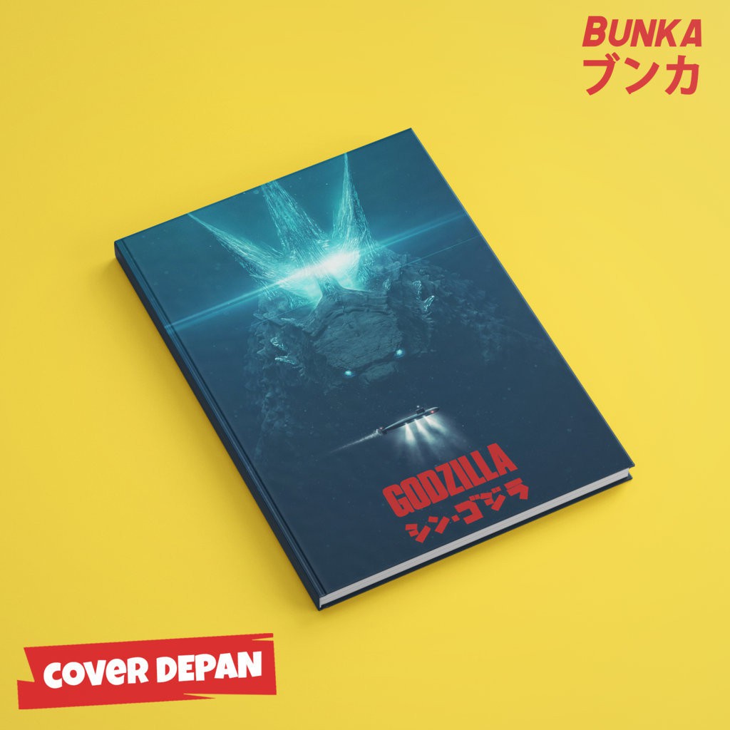 

Notebook Godzilla 5A Hardcover A5 Buku Tulis Catatan Note Agenda Planner Jurnal