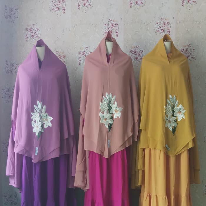 Promo KHIMAR SYARI HAND BORDIR by UMMIMI INDRA BRUGGMAN Murah
