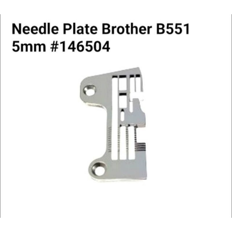 Brother Piringan Needle Plate plat mesin Obras industri Brother