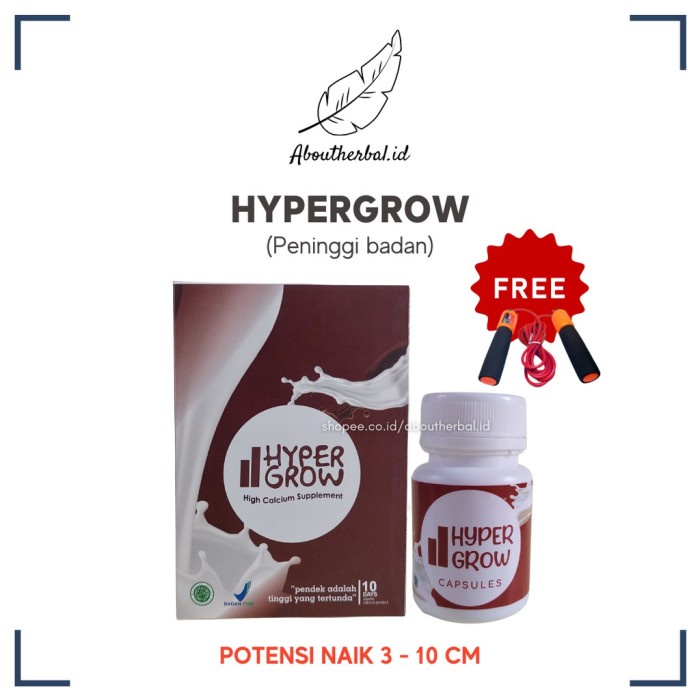 

HYPERGROW Susu Peninggi Badan Suplemen Penambah Tinggi Badan Susu