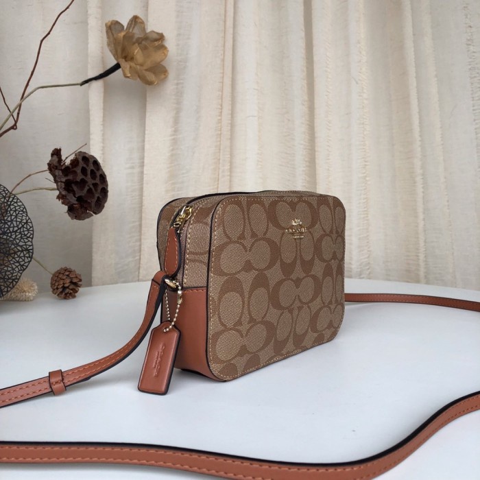 Tas Selempang wanita coach Messanger bag Cocok untuk hangout - 1-brown