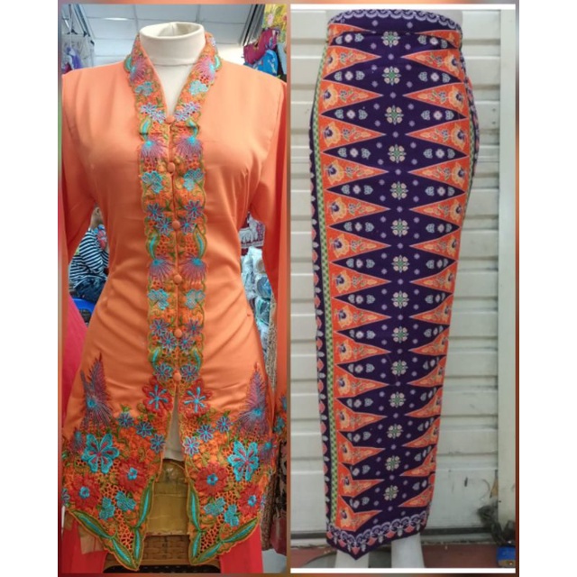 READY,,SETELAN KEBAYA BORDIR/KEBAYA MODERN/KEBAYA BETAWI/ROK TUMPAL