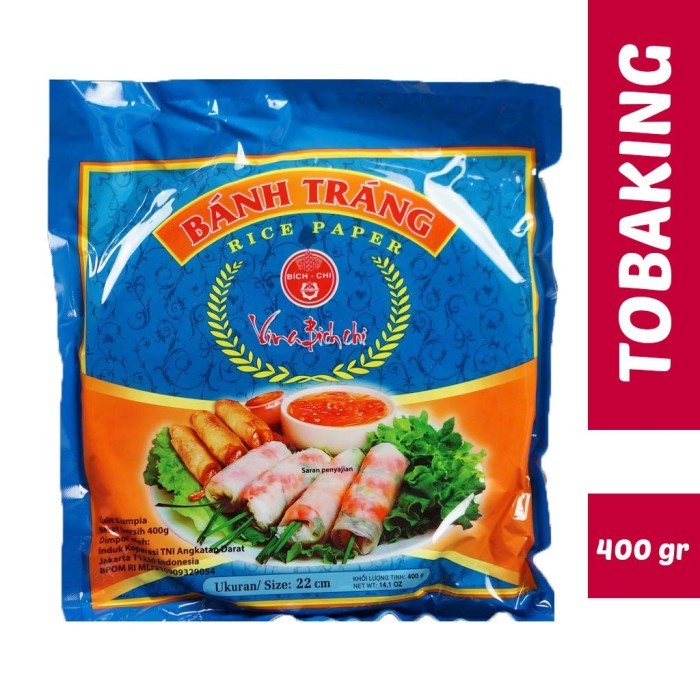 

Banh Trang Rice Paper 400gr 22cm / Kulit Lumpia Vietnam