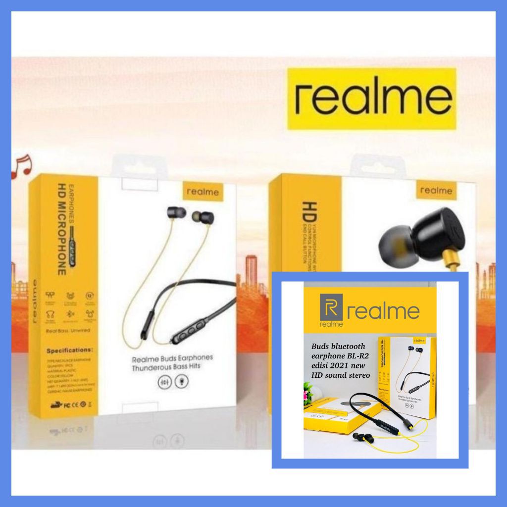 HEADSET BLUETOOTH REALME BL-R2 SPORTY