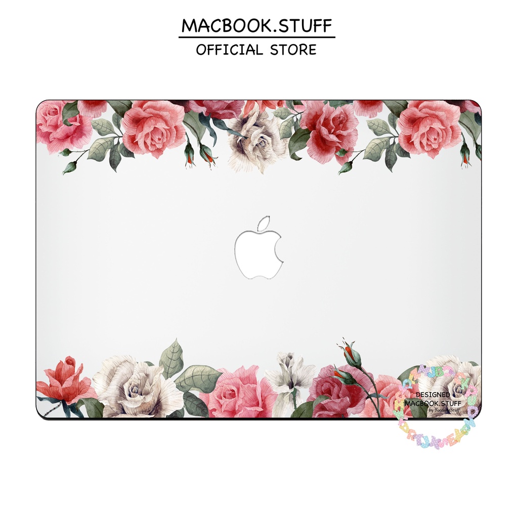 MACBOOK CASE CUSTOM FLORAL-1 DESIGN NEW AIR PRO RETINA 11 12 13 14 15 16 INCH NON /  WITH CD ROOM / TOUCHBAR / TOUCH ID / M1 2020 2021 2022