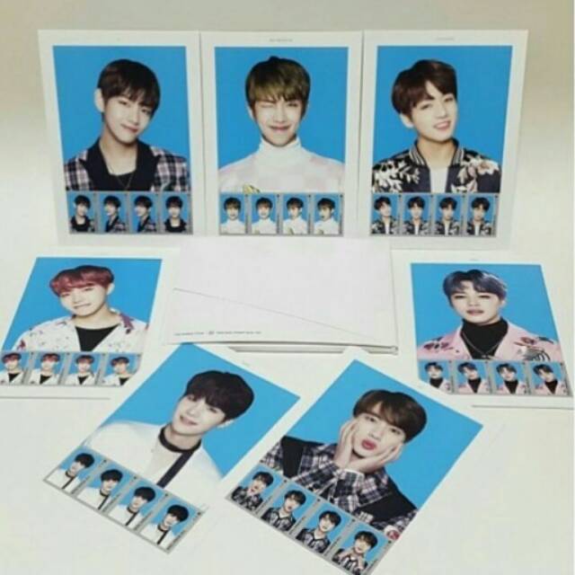 BTS WINGS TOUR POSTAGE STAMP SEAL SET