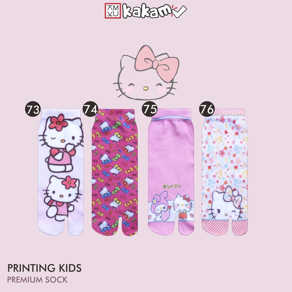 Kaos Kaki Jempol Anak Printing Karakter Unicorn 4