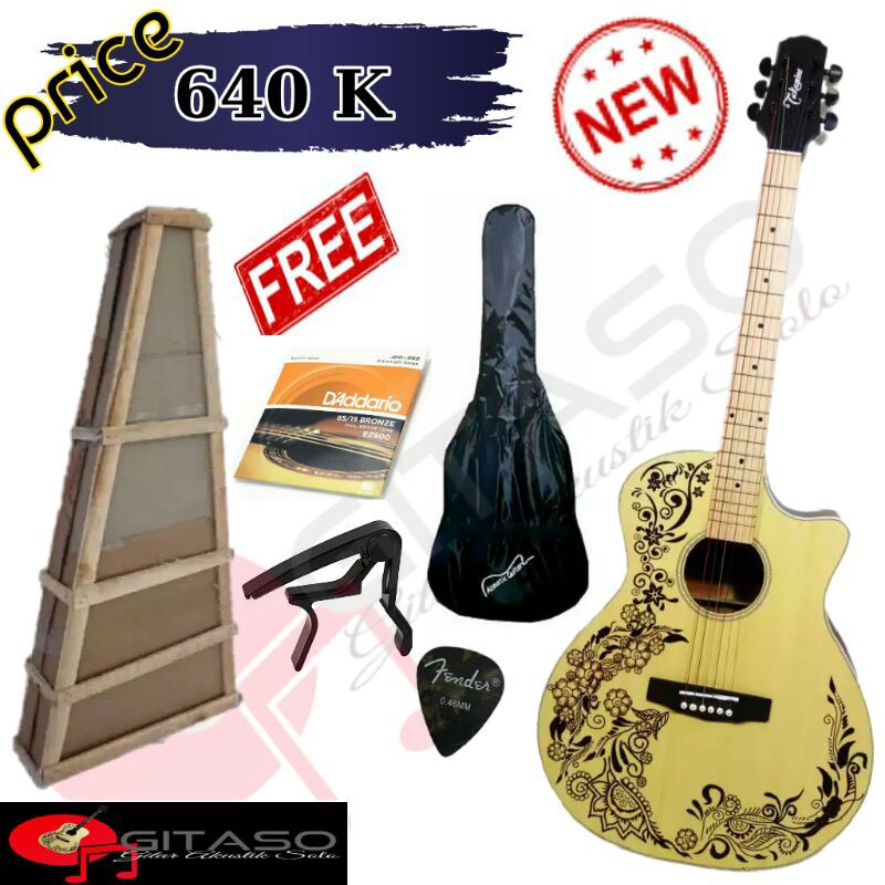 Gitar Akustik lakamine/Gitar Akustik keren/Gitar akustik terbaik