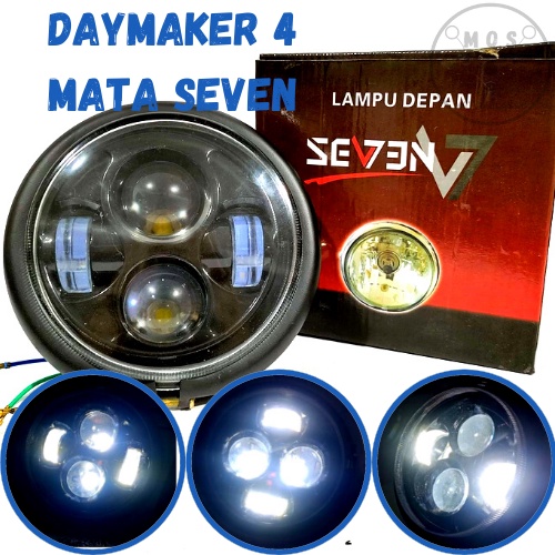 Lampu Depan Reflektor Daymaker Batok Cb 100 Pesek 5.75 Inch Universal