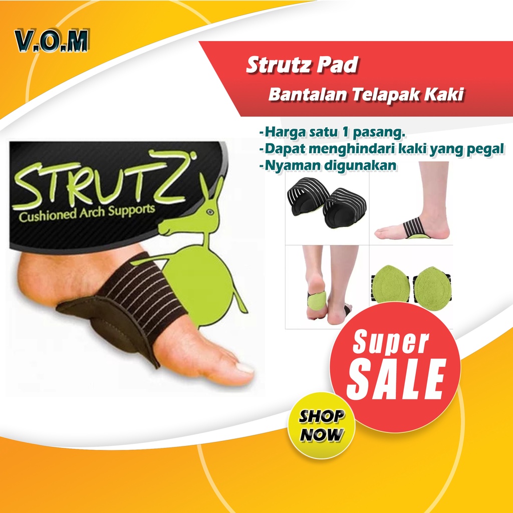 Strutz Pad Bantalan Telapak Kaki Foot Patch Achy Foot Support 0740