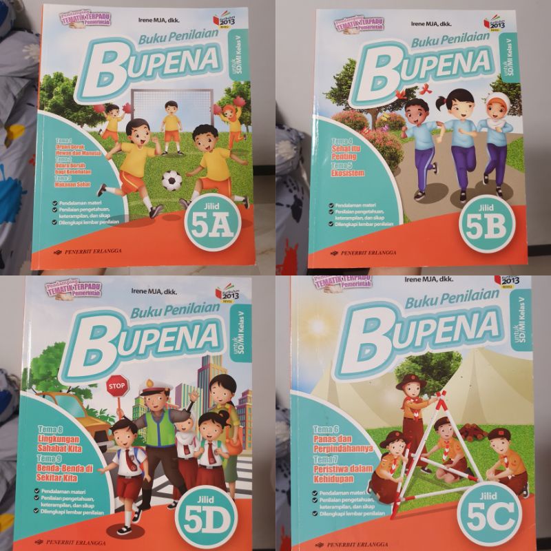 BUPENA KELAS 5 BEKAS 5A 5B 5C 5D