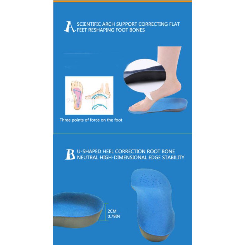 INSOLE FLAT FOOT SOL SEPATU KAKI DATAR SOL SEPATU PRIA ALAS SEPATU PRIA INSOLE ARCH SUPPORT