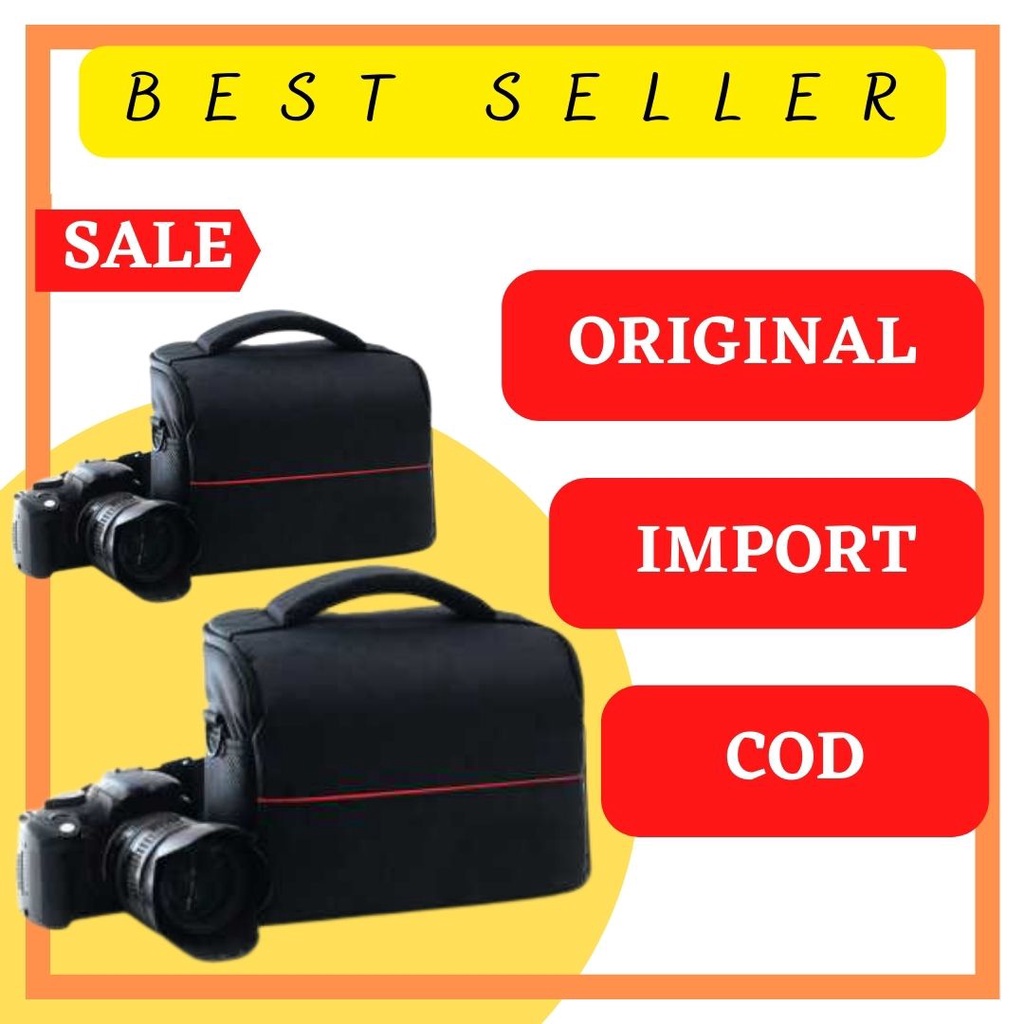 TERBARU TaffSTUDIO EOS Tas Selempang Kamera DSLR for Canon Nikon - A1705  Tas Kamera Canon Nikon  Hi