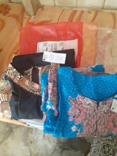 Atasan Batik Tunik Pakaian Wanita Bg0195