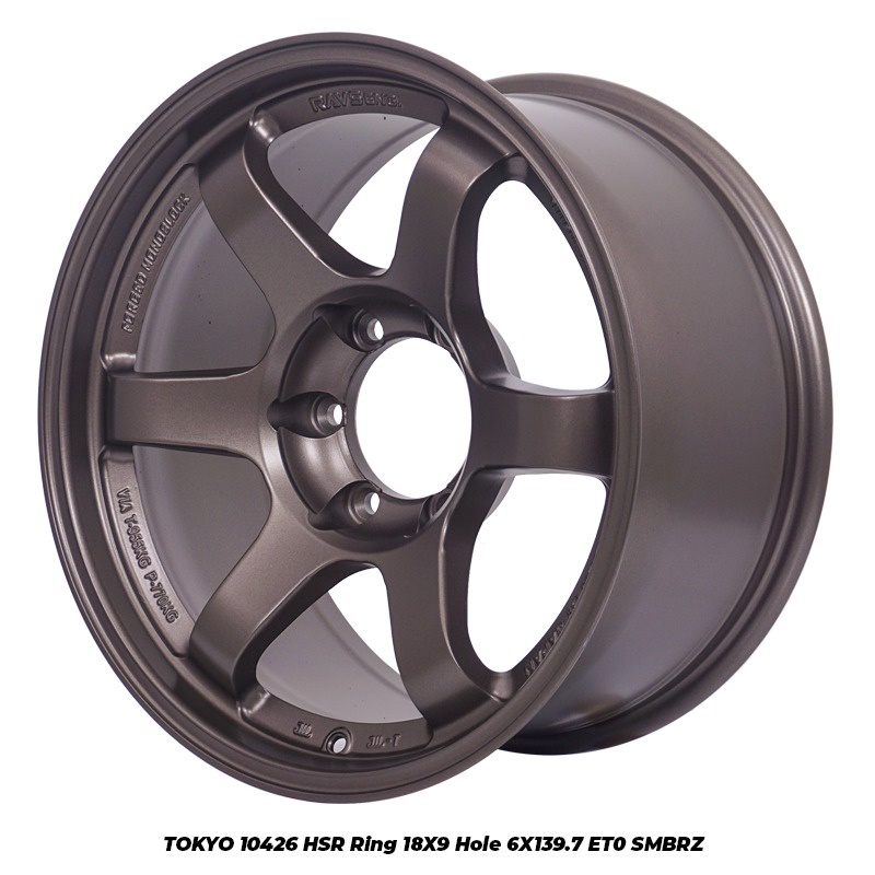 Velg mobil ring 18 HSR TOKYO 10426 H6X139,7 ET0 SMBRZ